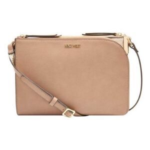 Nine West Darcelle Double Compartment Crossbody Tan